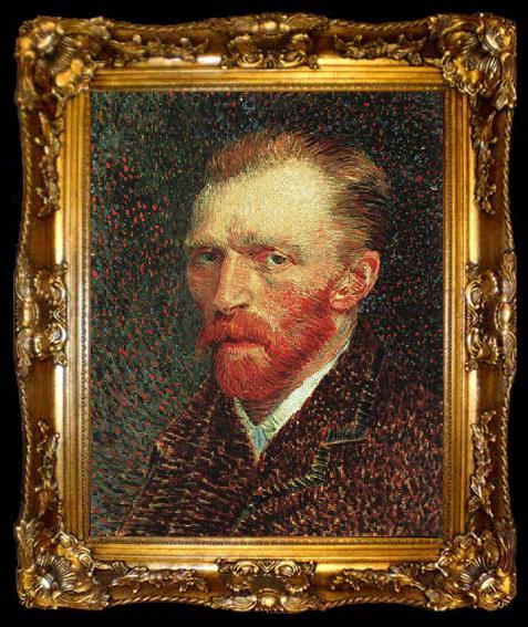framed  Vincent Van Gogh Self Portrait  555, ta009-2
